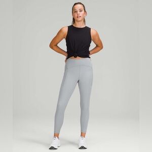 Lululemon Power Thru High-Rise Tight 25" Rhino Grey Size 8